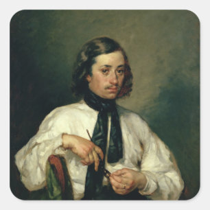 Portrait of Armand Ono, known as The Man with Square Sticker