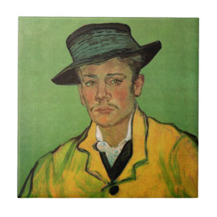 Portrait of Armand Roulin by Vincent van Gogh Tile