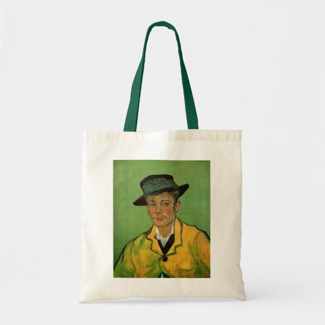 Portrait of Armand Roulin by Vincent van Gogh Tote Bag (Front)