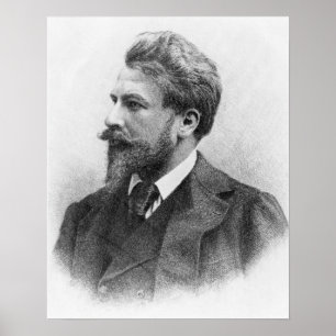 Portrait of Arthur Schnitzler Poster