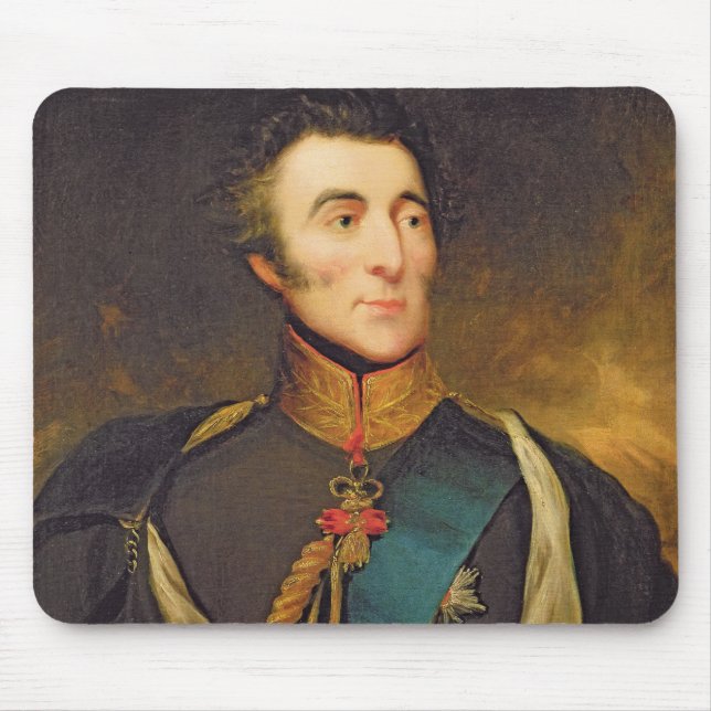 Portrait of Arthur Wellesley Mouse Mat (Front)
