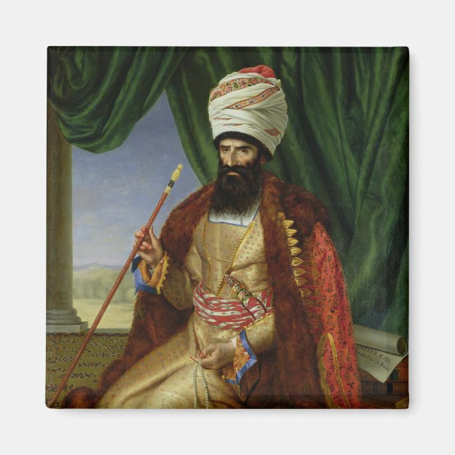 Portrait of Asker-Khan, Ambassador of Persia Magnet (Front)