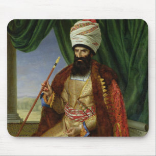 Portrait of Asker-Khan, Ambassador of Persia Mouse Mat