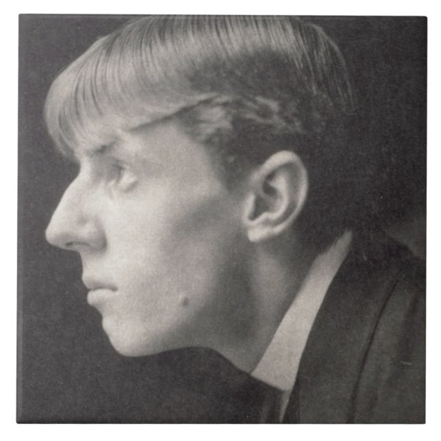 Portrait of Aubrey Beardsley (1872-98) by Frederic Tile (Front)