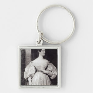Portrait of Augusta Ada Byron Key Ring