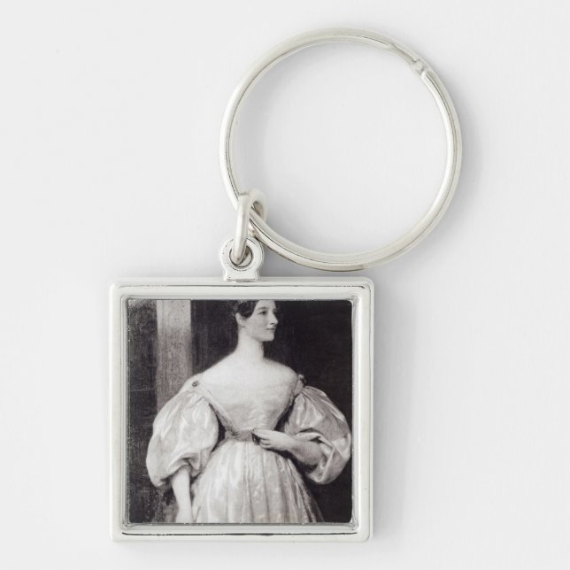 Portrait of Augusta Ada Byron Key Ring (Front)