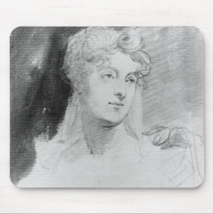 Portrait of Augusta Leigh Mouse Mat