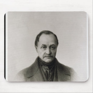 Portrait of Auguste Comte , French philosopher Mouse Mat
