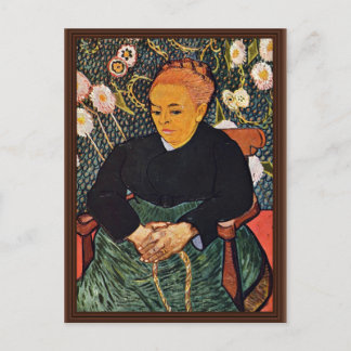 Portrait Of Augustine Roulin (La Berceuse) Postcard