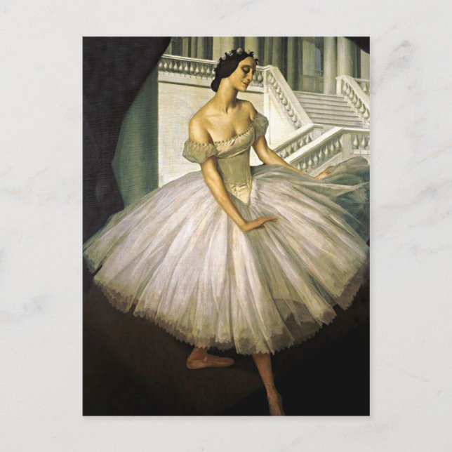 Portrait of Ballerina Anna Pavolva Postcard (Front)