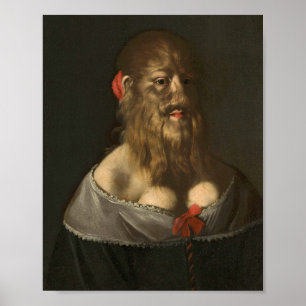 Portrait Of Barbara Van Beck Curiosities And Oddit Poster