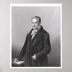 Portrait of Baron Alexander von Humboldt Poster
