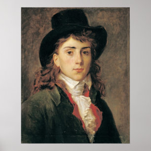 Portrait of Baron Antoine Jean Gros  Aged 20 Poster