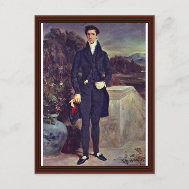 Portrait Of Baron Schwiter Postcard (Front)