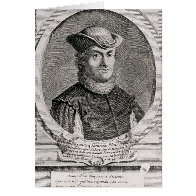 Portrait of Baruch or Benedict Spinoza (Front)