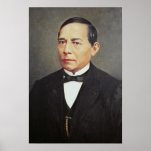 Portrait of Benito Juarez , 1948 Poster