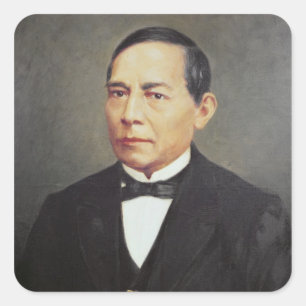 Portrait of Benito Juarez , 1948 Square Sticker