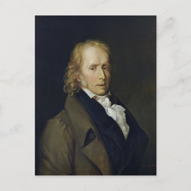 Portrait of Benjamin Constant de Rebecque Postcard (Front)