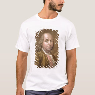Portrait of Benjamin Franklin (1706-90), from 'Le T-Shirt