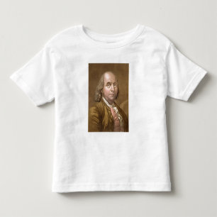 Portrait of Benjamin Franklin (1706-90), from 'Le Toddler T-Shirt