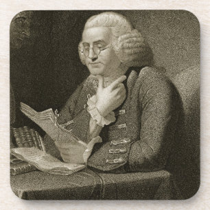 Portrait of Benjamin Franklin, engraved by Thomas Coaster