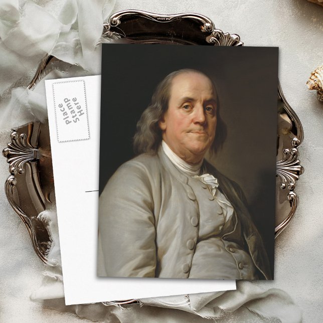 Portrait of Benjamin Franklin Postcard (Creator Uploaded)