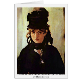 Portrait Of Berthe Morisot