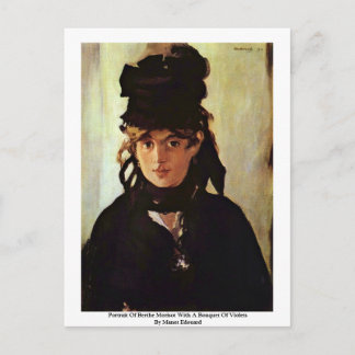 Portrait Of Berthe Morisot Postcard
