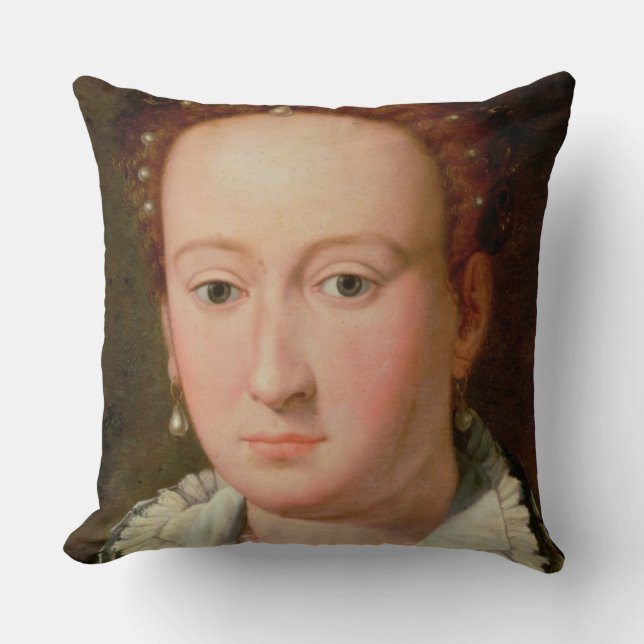 Portrait of Bianca Cappello, c.1580 (oil on copper Cushion (Front)