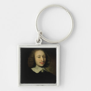 Portrait of Blaise Pascal Key Ring