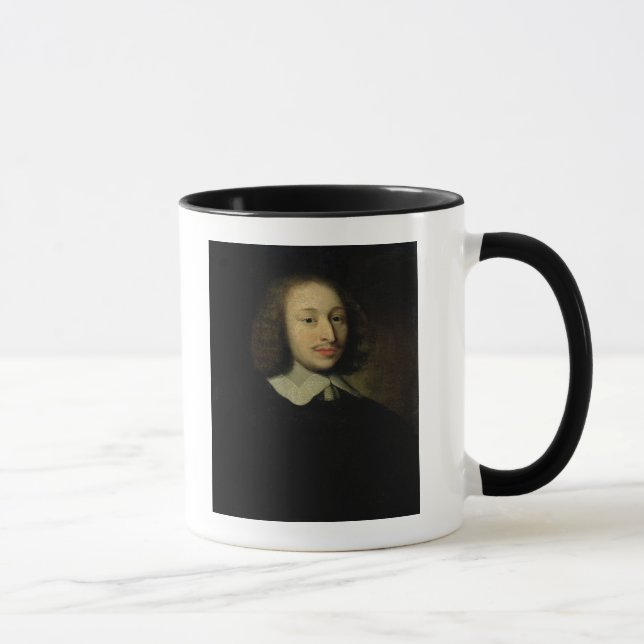 Portrait of Blaise Pascal Mug (Right)