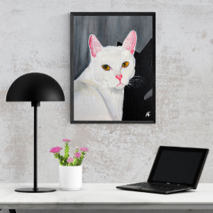 Portrait of Blanca Painting by Alfred Fox Canvas Print