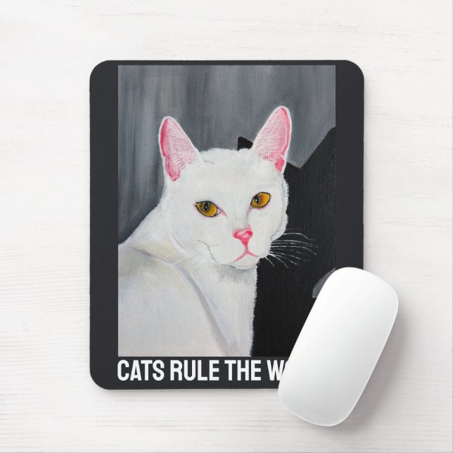 Portrait of Blanca Painting by Alfred Fox Mouse Mat (With Mouse)