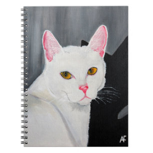 Portrait of Blanca Painting by Alfred Fox Notebook