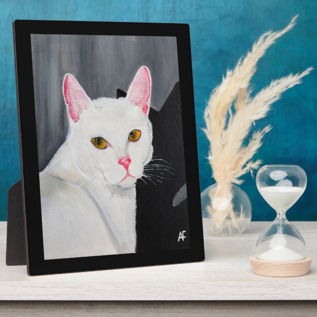 Portrait of Blanca Painting by Alfred Fox Plaque (Side)