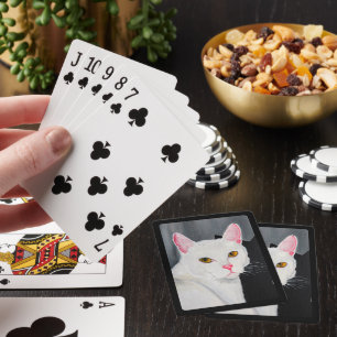 Portrait of Blanca Painting by Alfred Fox Playing Cards