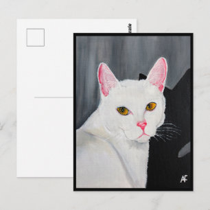 Portrait of Blanca Painting by Alfred Fox Postcard