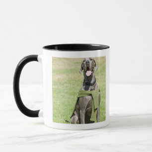 Portrait of Blue Great Dane Mug