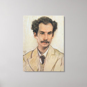 Portrait of Boris Nikolayevich Bugaev (1880-1934) Canvas Print