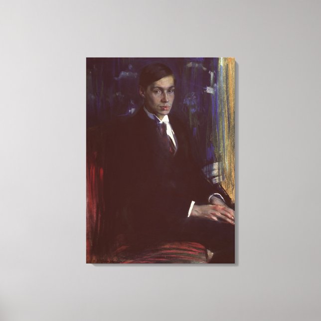 Portrait of Boris Pasternak Canvas Print (Front)