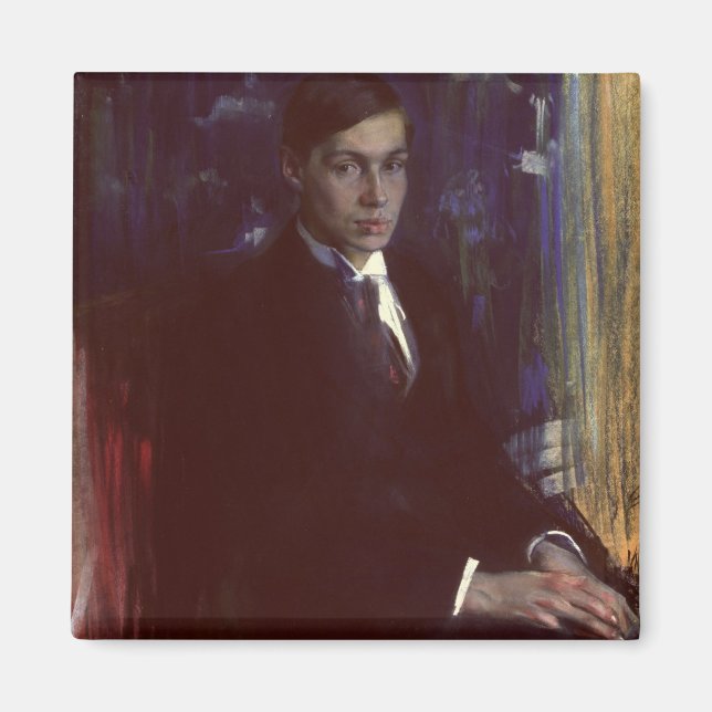 Portrait of Boris Pasternak Magnet (Front)