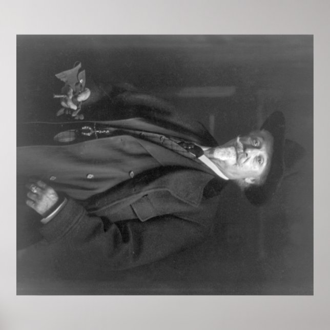 Portrait of "Buffalo Bill" Cody Photograph Poster (Front)