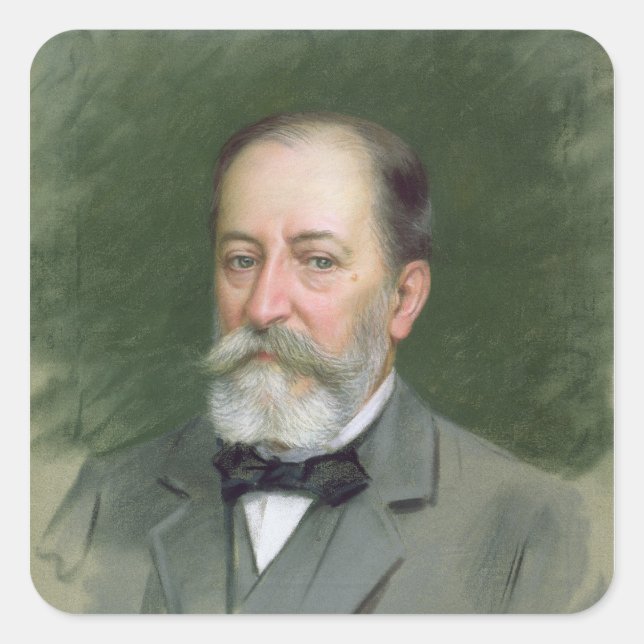 Portrait of Camille Saint-Saens  1903 Square Sticker (Front)