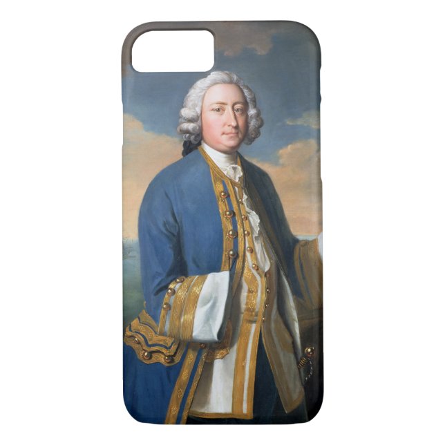 Portrait of Captain David Brodie (1709-87) Holding Case-Mate iPhone Case (Back)