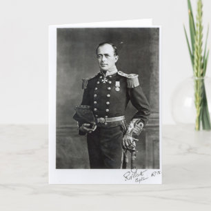 Portrait of Captain Robert Falcon Scott Card