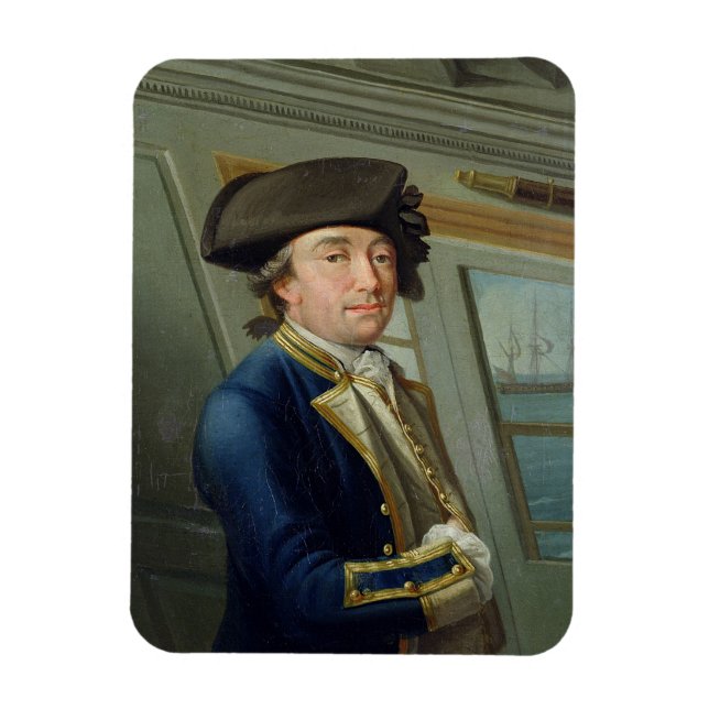 Portrait of Captain William Locker (1731-1800) 176 Magnet (Vertical)