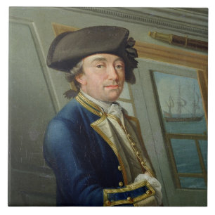 Portrait of Captain William Locker (1731-1800) 176 Tile