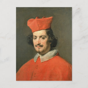Portrait of Cardinal Camillo Astali Pamphili Postcard