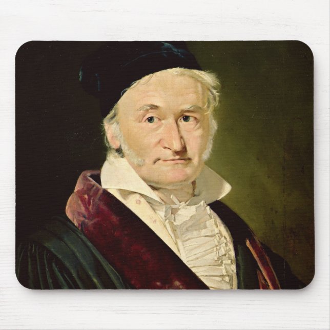 Portrait of Carl Friedrich Gauss, 1840 Mouse Mat (Front)