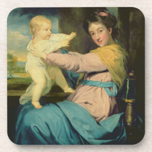 Portrait of Caroline, Duchess of Marlborough with Coaster